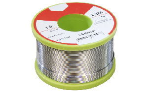 Lötzinn auf Rolle, 1mm, 500g, bleifrei (99% Sn 1% Cu 2,5% Sb)