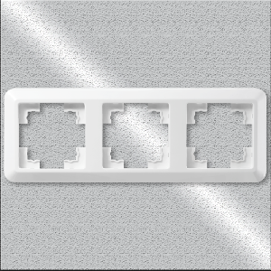 Rahmen McPower Cup 3-fach, weiß