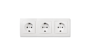 Steckdosen Set McPower Flair Beginner 3S 4-teilig, weiß