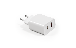 USB Ladegerät McPower, Ein 100-240V, Aus 5V/3A, 9V/2A, 12V/1,5A, USB-A+ USB-C