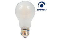 LED Filament Glühlampe McShine ''Filed'', E27, 6W, 670 lm, warmweiß, dimmbar, matt