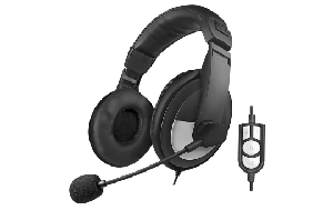 Stereo Headset High Quality, USB, schwarz