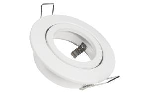 Einbaurahmen McShine DL-248w rund, Ø82mm, schwenkbar, Clip Verschluss