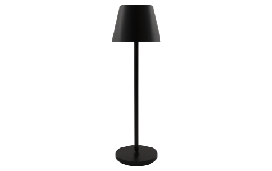LED-Tischleuchte ROLF KERN „Club“ 38cm, schwarz, Akku, dimmbar