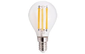 LED Filament Tropfenlampe McShine ''Filed'', E14, 6W, 820 lm, warmweiß, klar