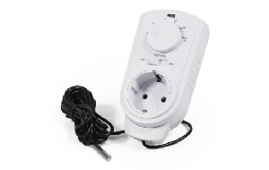 Steckdosen-Thermostat McPower TCU-440 5-30°C, 3500W, 230V, Kabel + Außenfühler