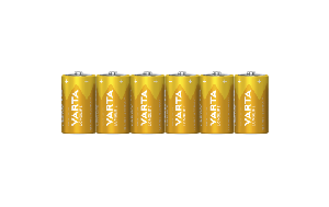 Mono-Batterie VARTA Longlife, Alkaline, Typ D, LR20, 1,5V, 6er Pack