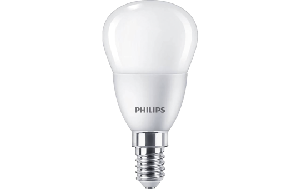 LED-Tropfenlampe Philips &quot;CorePro&quot;, E14, 5W, 2700K, 470lm, 230V