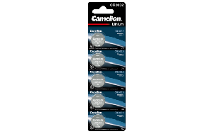 Knopfzelle CAMELION CR2032 3,0V, Lithium, 5er-Blister