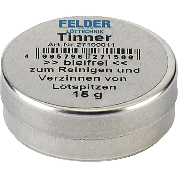 Tinner FELDER DIN EN ISO 9454-1, ca. 15g Dosen, bleifrei