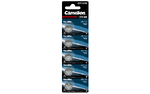 Knopfzelle CAMELION, CR1620 3,0V, Lithium, 5er-Blister