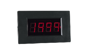 LED Voltmeter-Einbaumodul PeakTech ''LDP-235'', LCD-Anzeige, Hintergrundbeleuchtung, Rot