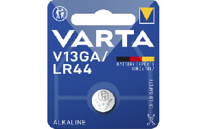 Knopfzelle VARTA ''Electronics'', AG13, V13GA, 1,5V, Alkaline, 1er-Blister