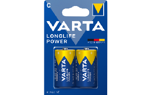 Baby-Batterie VARTA &quot;Longlife Power&quot; 1,5 V, Alkaline, Typ C, LR14, 2er-Blister