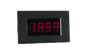 LED Voltmeter-Einbaumodul PeakTech LDP-235, LCD-Anzeige, Hintergrundbeleuchtung, Rot