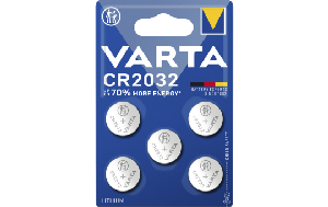 Lithium-Knopfzelle VARTA Electronics CR2032, 3V, 5er-Pack