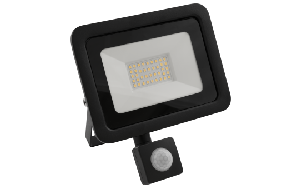 LED-Außenstrahler McShine Slim 30W, 2250lm, IP66, 4000K, Bewegungsmelder