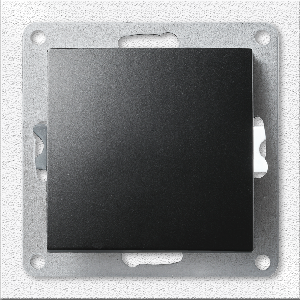 Taster McPower Flair, 250V~/10A, UP, matt schwarz