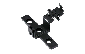 Befestigungsadapter WAGO, 2- bis 5-polig, für fliegende verbindungen, schwarz