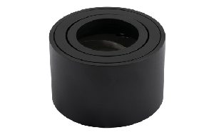 Aufbaurahmen McShine KL-10 rund, schwenkbar, schwarz, ØxH 80x50mm