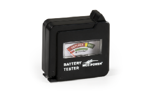 Batterietester McPower ''EL-BT 6'' für AAA, AA, C, D, 9 V Batterien