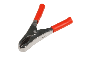 Krokodilklemme McPower, 82mm, rot, 20A, Metall