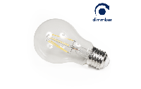 LED Filament Glühlampe McShine ''Filed'', E27, 6W, 620 lm, warmweiß, dimmbar, klar
