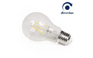 LED Filament Glühlampe McShine Filed, E27, 6W, 620 lm, warmweiß, dimmbar, klar