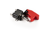Kill-Switch McPower mit Schutzkappe und LED, 12V / 20A, rot