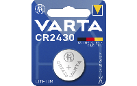 Lithium-Knopfzelle VARTA ''Electronics'', CR 2430, 280mAh, 3V, 1er-Blister