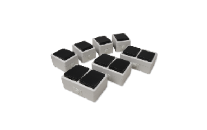 Feuchtraum Set McPower Taff Werkstatt 7-teilig, grau, IP44