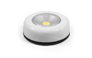 LED-Klebeleuchte McShine LK1-COB mit Klebefolie, Ø70x22mm, weiß