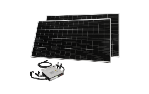 Solar-Set McShine, 2x 300W Solarmodul, 1x 600W WIFI-Wechselrichter