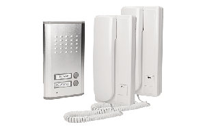 Zweifamilien-Türsprechanlage Gegensprechanlage, Unterputzmontage, FOSSA MULTI