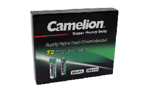 Familien Pack Super Heavy Duty 72Set, 36x AAA LR03 + 36xAA LR06
