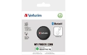 Bluetooth Tracker Verbatim My Finder "MYFC-01B" für Apple "Wo ist?" mit Ring