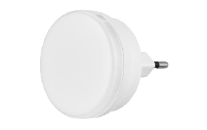 LED-Nachtlicht Basic, 0,2W, gelb, Ø 55mm, weiß