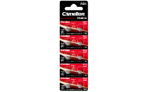 Knopfzelle CAMELION, AG4, 1,5V, Alkaline, 10er-Blister