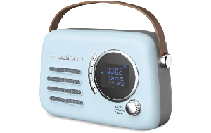 Retro-Radio MADISON ''FREESOUND-VR30BL-DAB'', Bluetooth, DAB, FM, blau