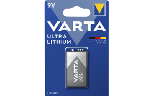 E-Block Batterie VARTA Ultra Lithium, 6FR61, 9V, Ultra Lithium