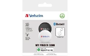 Bluetooth Tracker Verbatim My Finder "MYFC-02BW" für Apple "Wo ist?", 2er-Pack