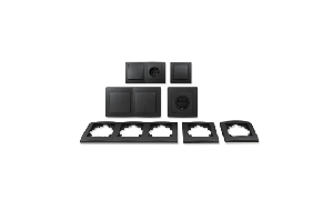 Schalter und Steckdosen Set McPower Flair ''Flur'' 13-teilig, anthrazit