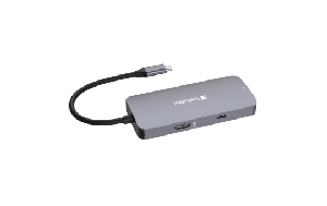 USB-C Multiport-Hub Verbatim ''CMH-05'', 2x USB 3.2C, HDMI 4K, USB 3.1-C Kabel