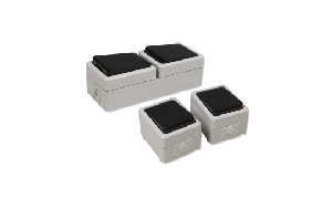 Feuchtraum Set McPower ''Taff Vorraum'' 3-teilig, grau, IP44