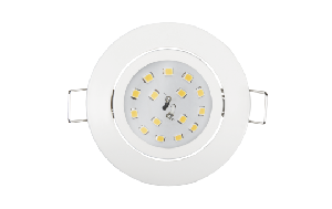 LED Einbauleuchte McShine Slim 82x28mm, 5W, 400lm, 3000K, weiß