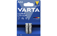 Micro-Batterie VARTA Professional Lithium, Typ AAA/6103, 2er-Blister
