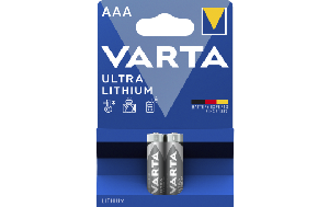 Micro-Batterie VARTA ''Professional'', Lithium, Typ AAA/6103, 2er-Blister