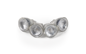 LED-Strahler McShine MCOB MR11 / G4, 3W, 250lm, warmweiß, 4er-Pack