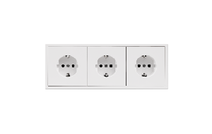 Steckdosen Set McPower Shallow ''Beginner 3S-Profi'' 4-teilig, Klemmanschluss