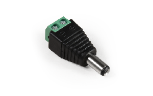 Adapter McPower, DC-Stecker 5,5x2,1mm und Lüsterklemme